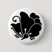 Schmetterlingssorrel Button (Vorderseite)