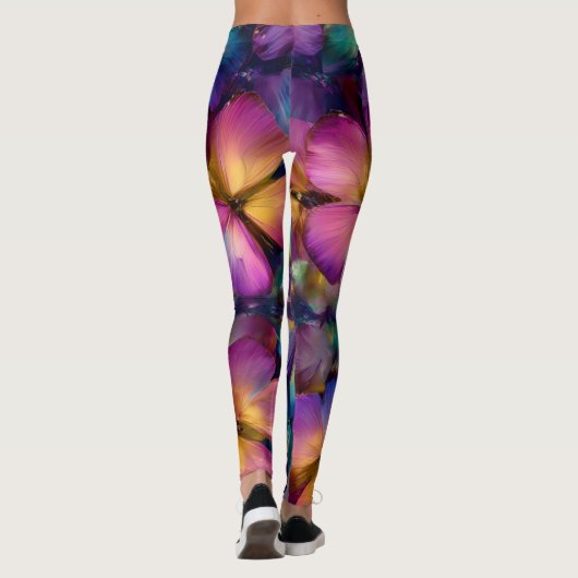 Schmetterlingsspiegelung leggings (Rückseite)