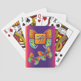 Schmetterlingsspielkarten Spielkarten