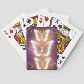 Schmetterlingsspielkarten. Spielkarten