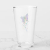 Schmetterlingsspritzer Glas (Rückseite)