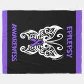 Schmetterlingsstamm...Epilepsie Fleecedecke (Vorderseite (Horizontal))