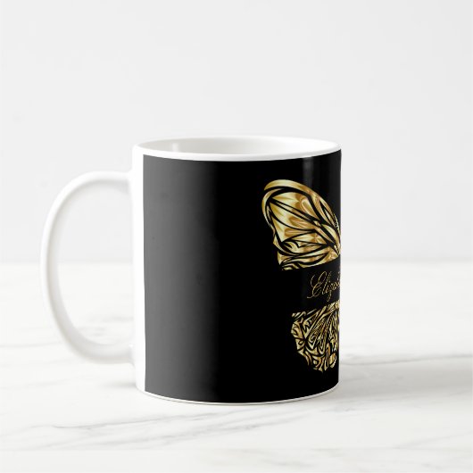 Schmetterlingsstift Kaffeetasse (Links)