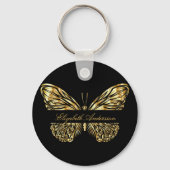 Schmetterlingsstift Schlüsselanhänger (Vorderseite)