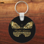 Schmetterlingsstift Schlüsselanhänger (Vorderseite)