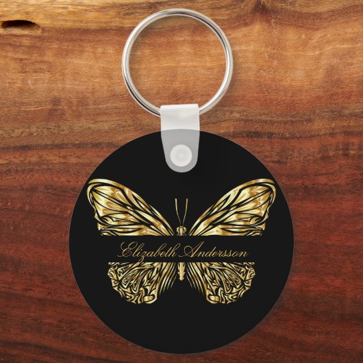 Schmetterlingsstift Schlüsselanhänger (Vorderseite)