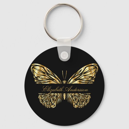 Schmetterlingsstift Schlüsselanhänger (Rückseite)