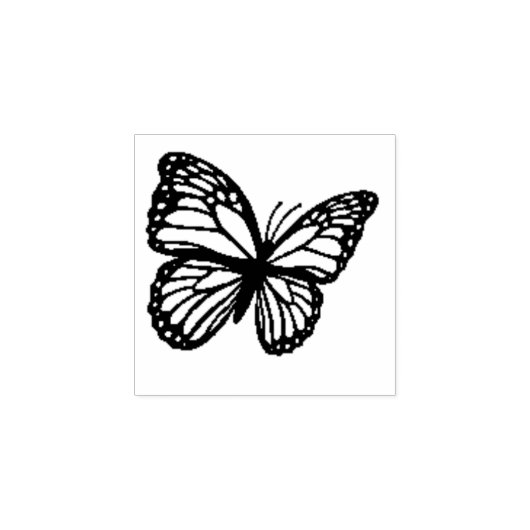 Schmetterlingsstil Gummistempel (Prägung)