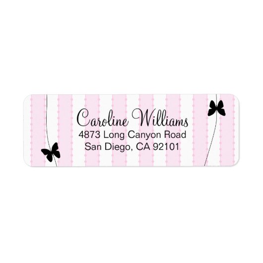 Schmetterlingsstreifen (Vorne)