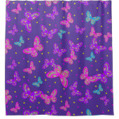 Schmetterlingstanz Duschvorhang (Vorderseite)