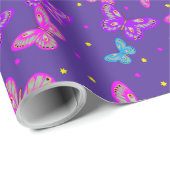 Schmetterlingstanz Geschenkpapier (Rolleneckpunkt)