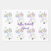 Schmetterlingstanz-Geschenkverpackungsbögen Geschenkpapier Set (Vorderseite)