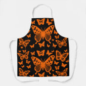 Schmetterlingstanz in Orange Schürze (Vorderseite)
