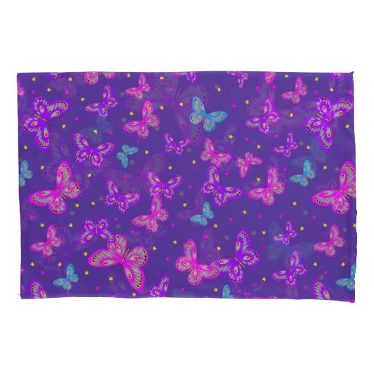 Schmetterlingstanz Kissenbezug (Vorderseite-Links)