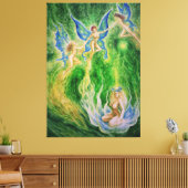 Schmetterlingstanz Leinwanddruck (Insitu (Wohnzimmer))