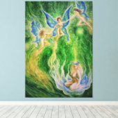 Schmetterlingstanz Leinwanddruck (Insitu (Holzboden))