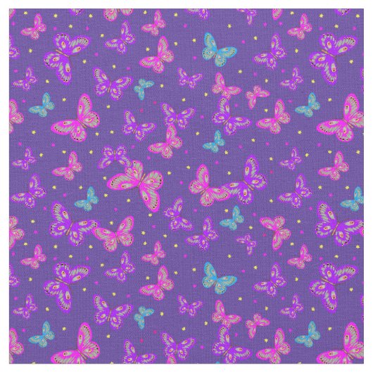 Schmetterlingstanz Stoff (Nahaufnahme)