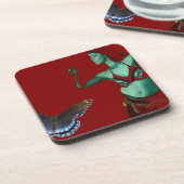 Schmetterlingstanz Untersetzer (Linke Seite)