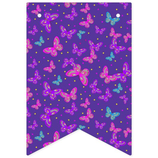 Schmetterlingstanz Wimpelkette (Zweite Fahne)