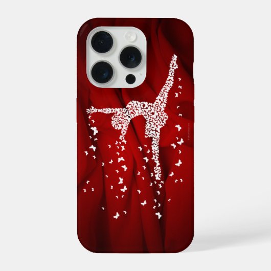 Schmetterlingstänzerin iPhone Hülle (Rückseite)