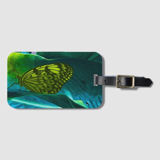 Schmetterlingstasche Gepäckanhänger (Vorderseite (Horizontal))