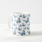 Schmetterlingstasse Kaffeetasse (Vorderseite Links)