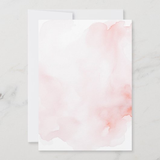 Schmetterlingstee zum Party von zwei rosa Tee zum Einladung (Rückseite)