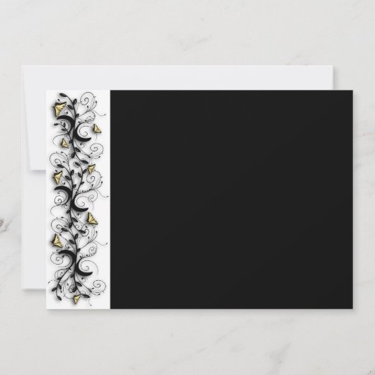 Schmetterlingstheorie Einladung (Rückseite)