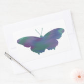 Schmetterlingsticker im Akrylstil Rechteckiger Aufkleber (Umschlag)