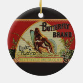 Schmetterlingstitel Keramikornament (Hinten)