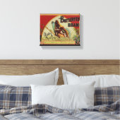 Schmetterlingstitel Leinwanddruck (Insitu (Schlafzimmer))