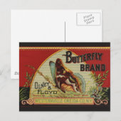 Schmetterlingstitel Postkarte (Vorne/Hinten)