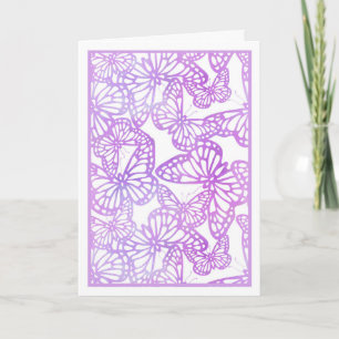 Schmetterlingstraum (Lavendel) Leere Karte