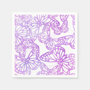 Schmetterlingstraum (Lavendel) Serviette