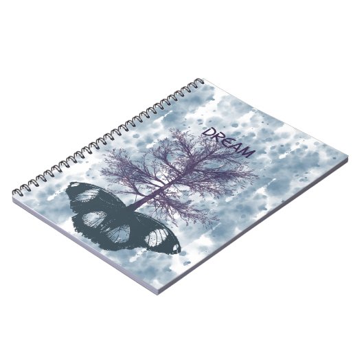 Schmetterlingstraum Notizblock (Linke Seite)