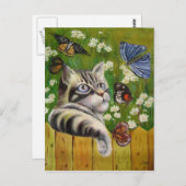 Schmetterlingstraum Postkarte (Vorne/Hinten)