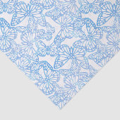 Schmetterlingsträume (blau) seidenpapier (Ausschnitt)