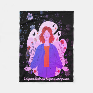 Schmetterlingsträume - Cozy Baby Wrap Fleecedecke