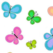 Schmetterlingsträume Farbige Schmetterlinge Rosa S Dekokissen