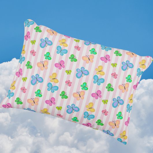 Schmetterlingsträume Farbige Schmetterlinge Rosa S Dekokissen