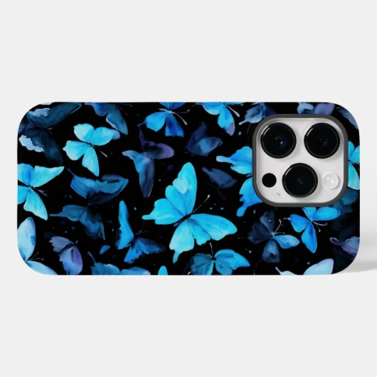 Schmetterlingsträume: iPhone 14 Pro Hardcover Case-Mate iPhone Hülle (Rückseite (Horizontal))