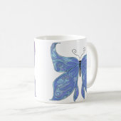 Schmetterlingsträume Kaffeetasse (VorderseiteRechts)