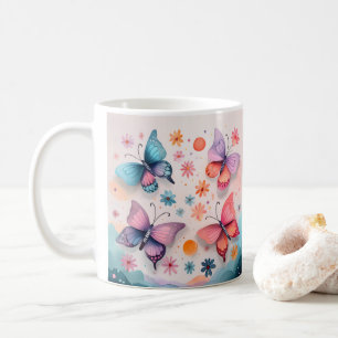 Schmetterlingsträume Kaffeetasse