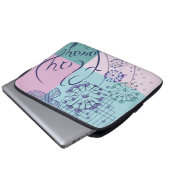 Schmetterlingsträume Laptopschutzhülle (Vorne Knopf)