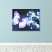 Schmetterlingsträume Leinwanddruck (Insitu (Holzboden))