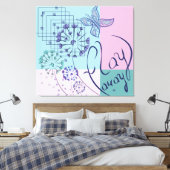 Schmetterlingsträume Leinwanddruck (Insitu (Schlafzimmer))