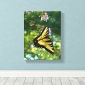 Schmetterlingsträume Leinwanddruck (Insitu (Holzboden))