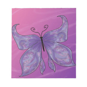 Schmetterlingsträume Notizblock