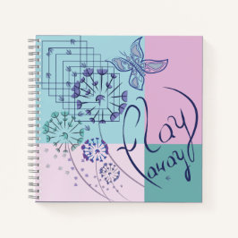 Schmetterlingsträume Notizblock