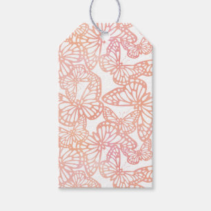 Schmetterlingsträume (Peach) Geschenkanhänger